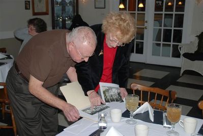 Smith Gathering: Fall at Katie and Karl's 11-28-09
Jack Higham and Jan Rung Abrams look over genealogy info.
