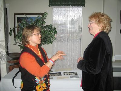 Smith Gathering: Fall at Katie and Karl's 11-28-09
Miriam and Jan
