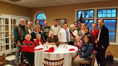 Smith Gathering: Fall at Nicoles 12-06-14 Group
Seated: Roberta Smith Neu; Jan Mack Higham; Jack Higham; Mary Lou Costello Maynard; Julie Maynard Hart;
Standing, L to R: Bernie Neu; Richard Taglieri; Mary Smith Taglieri; David Wendell; Abigail Parmelee; Steve Smith; Jim Parmelee; Carol Curtiss; Jane Curtiss Watkin; Florie Parmelee; Chris Curtiss-Rivers; Miriam Smith Parmelee; Ginger Lougheed Smith; Garret Smith
