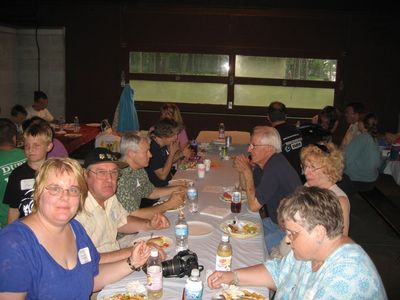 Smith Kin
L to R:  (foreground) Sheri Smith Diefenbacher; David Smith; Clive Diefenbacher; Bob Abrams; Jan Rung Abrams; Evelyn Grinnell Smith
