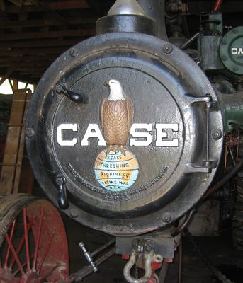 Dave Smith and Family Visit Camden Tour 5
The Case Steam Tractor nameplate.
