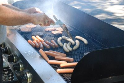 Reunion 2010
Food on the grill.
