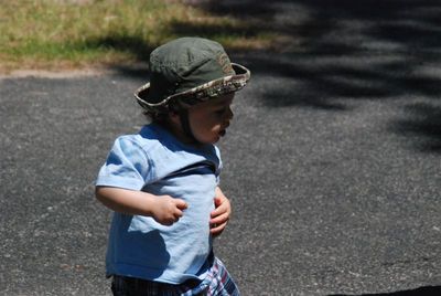 Reunion 2010
Eli Glazer on the run.  Walking at 1.
