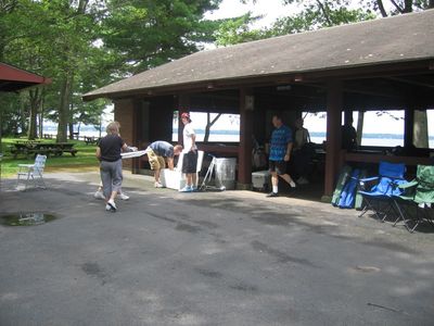 Reunion 2010 Set Up Pavilion Area
