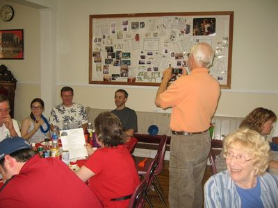 Reunion 2012
Bob Abrams, the picture taker.
Jan Rung Abrams in right foreground.
