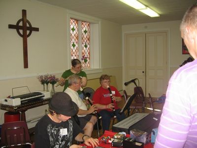 Reunion 2012
The Musicians: Richard Taglieri, Florie Parmelee (standing), and Mary Smith Taglieri
