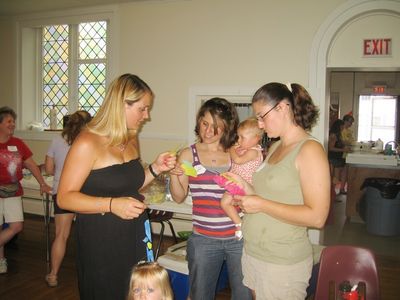 Reunion 2012
Laura Hart Puryear, Jennifer Wuilliez holding Grace Ann Lewis, Lindsey Congden Daino, and Olivia Puryear in foreground.
