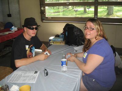 Reunion 2013 VBSP
Nathan Parmelee, New Eagle Scout and 2013 HS Grad, East Greenbush; 
and sister, Abigail Parmelee
