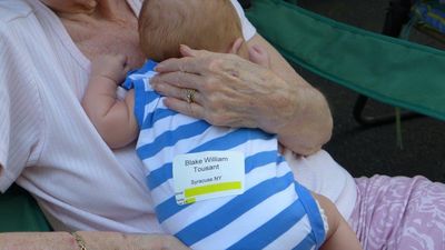 Reunion 2013 VBSP
Blake William Tousant, 04/18/2013 in arms of Jan Rung Abrams
