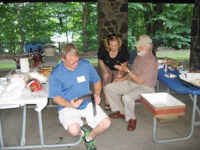 Reunion 2014 Green Lakes S.P.
Jim Higham; Jane Higham; Uncle Bob Sauerzopf
