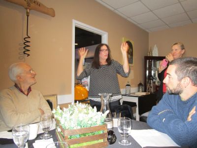 2017 Fall Gathering 11/18/17 at Nicole's
Bob Abrams; Laurie Fitzgerald Blowers; Ginger Lougheed Smith; Josh Rowski
