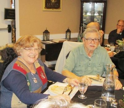 2017 Fall Gathering 11/18/17 at Nicole's
Mary Smith Taglieri and Richard Taglieri
