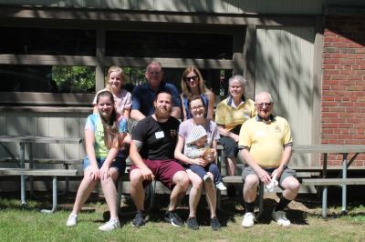 2018 Family Reunion, July 7, VBSP
John Higham Family and Grandpa and Grandma
Front: Julia Higham; Michael Jordan; Rachel Higham Jordan; Asher Jordan; Jack Higham
Back: Madison Higham; John Higham; Cathy Foster Higham; Jan Mack Higham
