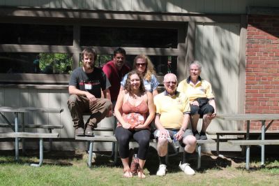 2018 Family Reunion, July 7, VBSP
Jane Higham Family and Grandpa and Grandma
Front: Aley VanDerPoel; Jack Higham
Back: Andrew Awad; Vince Palleschi; Jane Higham; Jan Mack Higham
