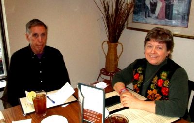 Annual "Christmas Gathering Spaghetti Factory, November 13, 2021
Jim Parmelee and Miriam Smith Parmelee
Rensselaer NY
