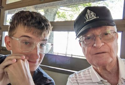 2022 Family Reunion July 9, 2022 VBSP
Cole Entwistle and Grandpa Higham in a selfie
