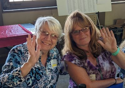 2022 Family Reunion July 9, 2022 VBSP
Guest and boating friend, Donna Leto and Joan Higham Entwistle
