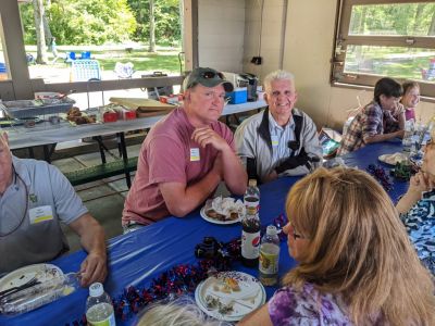 2022 Family Reunion July 9, 2022 VBSP
Jim Entwistle and boating friend, Jim Leto, guest
