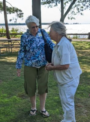 2022 Family Reunion July 9, 2022 VBSP
Donna Leto, guest, and Jan Mack Higham 
