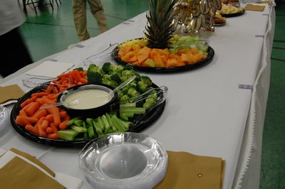 Sunday Party at OLS School
Food: Appetizer Line
