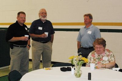 Sunday Party at OLS School
Guests: John Higham; Bob Sauerzopf; Jim Higham; Betty Sauerzopf
