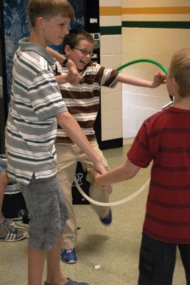 Sunday Party at OLS School
Games: Hoop stars, Riley, Thomas, and Justin
