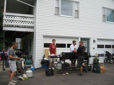 Friday/Saturday Breakfast and Picnic
Cooking: Ted's Mobile Kitchen.
Ben Hughes; Arik Foley; Ted Foley; Andy Foley
