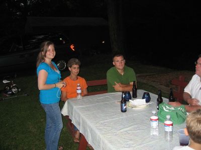 Friday/Saturday Breakfast and Picnic
Picnic:  Night at the Picnic Table: Katie and Peg Higham; Andy Foley
