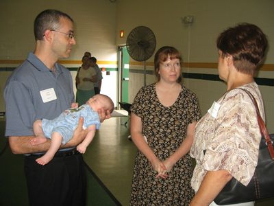 Sunday Party at OLS School
Guests: Mark, Eli and Mary Higham Glazer and Jo Jennings
