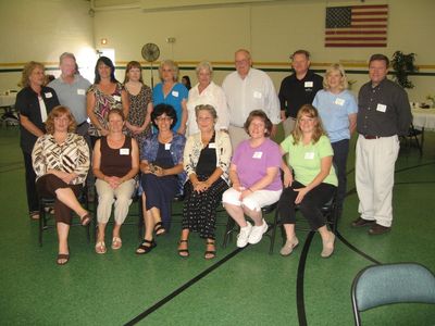 Sunday Party at OLS School
Guests. Cousins: Seated L to R: Jane Higham; Ann Higham Hughes; Pat Fanning Livingston; Cathy Mack Wilson; Susan Higham Foley; Joan Higham Entwistle;
Standing: Cindy Fanning Knowlton; Jim Higham; Pam Fanning Chappell; Mary Higham Glazer; Debbie Fanning Carlone; Barbara Mack Perkins; Dan Mack; John Higham; Denise Paukett Signor; Joe Higham
