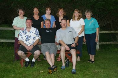 Friday/Saturday Breakfast and Picnic
Picnic: The Higham Children (in order of age) with Mom, Janet Mack Higham
Joseph; James; John;
Susan Higham Foley; Ann Higham Hughes; Mary Higham Glazer; Jane Higham; Joan Higham Entwistle
