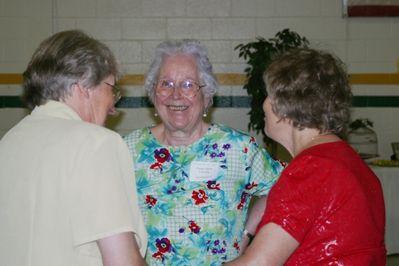 Sunday Party at OLS School
L to R: Louisa Matula; Eileen Fanning; Jan Higham
