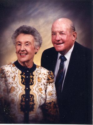 Betty Higham Harding
Betty Higham Malone Harding and Emmett "Mike" Harding wedding photo, 1999.  See Krispy Kreme connection for Mike's life story.  Mike died November, 15, 2009 and Betty died May 10, 2022, at age 101.
