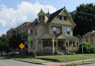 418 Floyd Avenue, Rome, NY
The house was completed in 1888 by Joseph Higham (see obituary), and occupied by the Higham Family until at least 1919.  Ownership was  eventually acquired by Arthur Walsworth by at least 1924.  His father, Henry Walsworth was involved in the original construction.  The Walsworth family was in continuous ownership until 2016 when Sylvia Walsworth Eakin, daughter of Arthur, passed away.  Sylvia was married to Jack Eakin who passed away in 2006.  Following Sylvia's death the house was sold.
